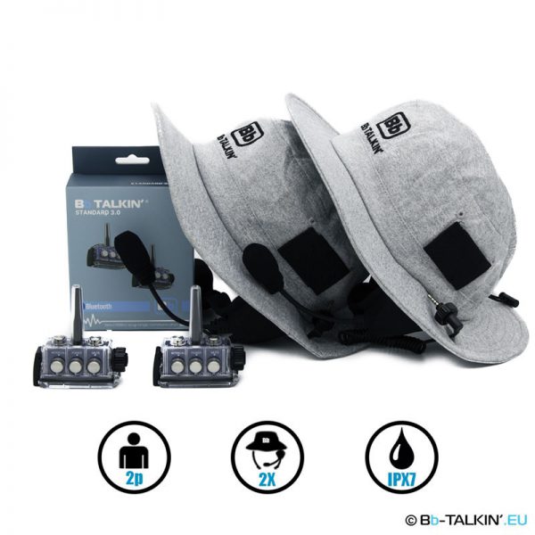 BbTalkin Advance 2p pack with two surf hat headsets