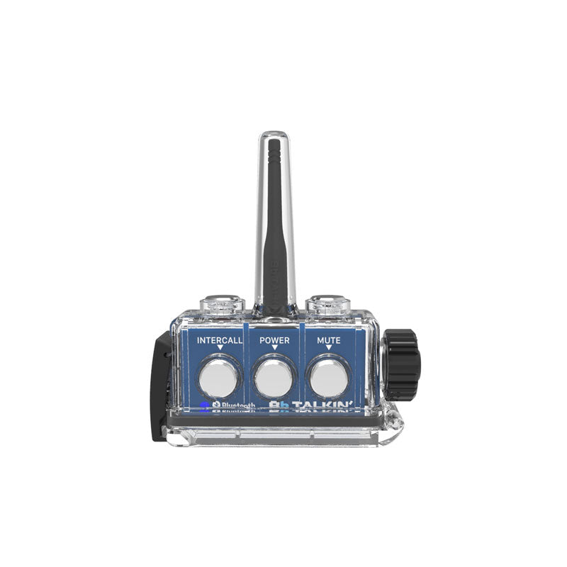 BbTalkin STANDARD 3.0 front view showing intercall, power and mute buttons