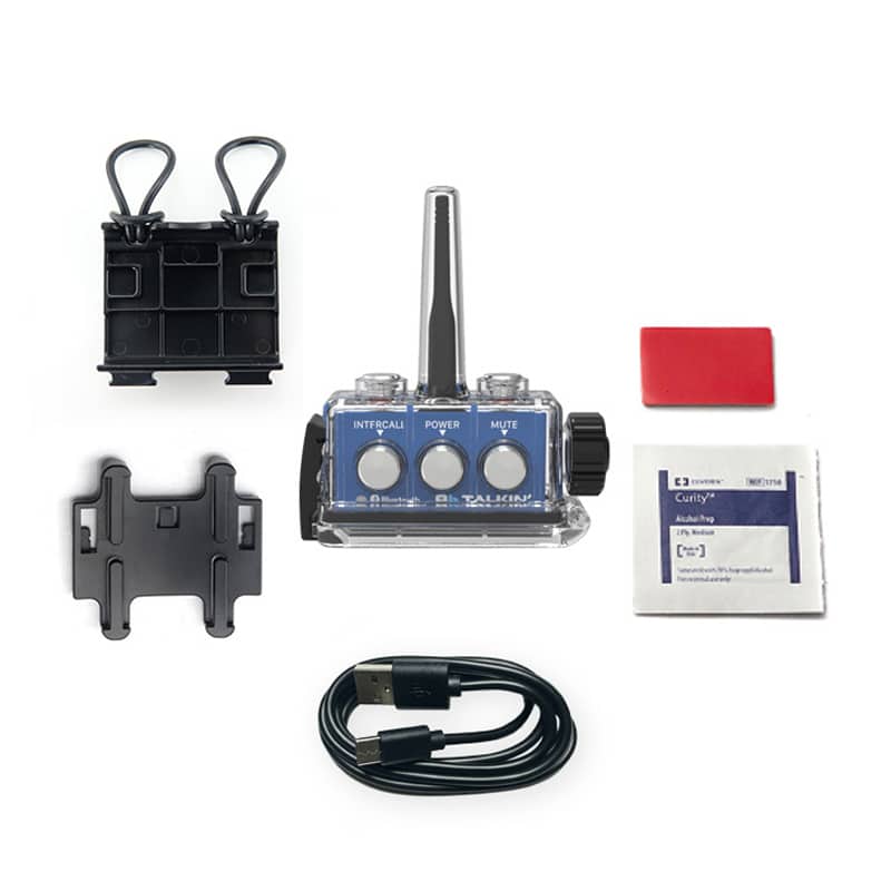 Contenu complet du pack BbTalkin STANDARD 3.0 avec supports et accessoires