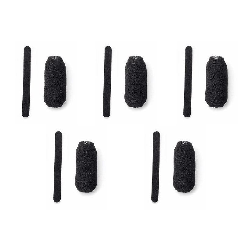 BbTalkin microphone mousse couvre 5 pièces de rechange pack pour les sports nautiques casques intercom